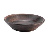 BTER Wooden Tray, Round Serving Tray Tray, Multi-Functional for Fruit for Food Cake Desert(7.5cm)