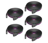 BTF-LIGHTING 4PIN 22AWG JST SM LED Connector 5pcs/Pack Male Female Connector with 2m Cable for PWM SMD FCOB RGB LED Strip Without Soldering Controller Wire