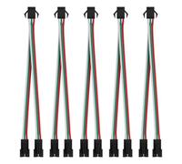 BTF-LIGHTING 5 PCS 3-Pin JST SM V-Shape Connector 15cm 22AWG 1 Female to 2 Male Extension Cable Adapter for WS2812B WS2811 WS2814 SK6812 FCOB COB WS2811 IC 3 Pin Addressable LED Strip Light