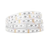 BTF-LIGHTING 5050 RGBCW RGB+Cool White(6000K-6500K) 4 Colors in 1 LED 5m 16.4ft 60LEDs/m Multi-Colored LED Tape Lights IP67 Waterproof White PCB DC12V(Power Supply&Controller are NOT Included)