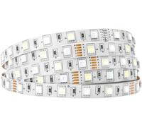 BTF-LIGHTING 5050 RGBW RGB+Cool White(6000K-7000K) 150RGB+150White LED 5m 16.4ft 60LEDs/m Multi-Colored LED Tape Lights IP30 Non-Waterproof White PCB DC12V for Bedroom Kitchen Home Decoration