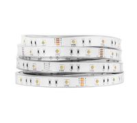 BTF-LIGHTING 5050 RGBWW RGB+Warm White(2700K-3000K) 4 Colors in 1 LED 5m 16.4ft 30LEDs/m Multi-Colored LED Tape Lights IP67 Waterproof White PCB DC12V(Power Supply&Controller are NOT Included)