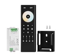 BTF-LIGHTING 5050SMD FCOB COB CCT RF Remote Control RC02RFB&C02RF Controller Kit 4-Zone RF 2.4GHz Wireless Remote Group Control for 3pin CCT(+V C W) LED Strips DC5V DC12V DC24V