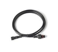 BTF-LIGHTING 5PCS 9.84ft 3meter 4 Pin 24AWG IP65 Waterproof Extension Cable Wire with Male and Female Connectors at Both Ends for Single Color RGB 5050 WS2813 etc LED Strip 15mm nut Small Size