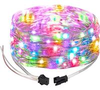 BTF-LIGHTING Chasing Dream Full Color Twinkle Decorative Lights 5m 50LEDs | Addressable WS2812B IC Fairy String Lights for Kid's Bedroom Christmas Tree Festival Party (No power or controller)