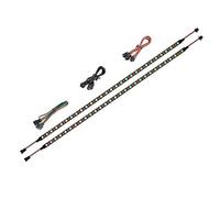 BTF-LIGHTING LED RGB PC Light Strip 2PCs 19in Individually Addressable LED Strip for 5V 3-Pin RGB LED Headers for Asus Aura, Gigabyte RGB Fusion