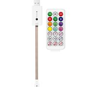 BTF-LIGHTING SP620E Bluetooth USB Mini Controller | for WS2812B WS2811 LED Module Pixel Strip DC5V Sync Built-in Microphone Music/Timer/Group Control APP/IR Remote Control