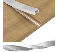 BTF-LIGHTING T2010 LED Neon Silicone Profile 3M/9.84Ft 20x10mm DIY Flexible Diffuser Channel in Milky White Fits ≤18mm FCOB COB SMD LED Strips for Kitchen Cabinet Bedroom Lighting (No Strip)