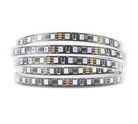 BTF-LIGHTING WS2811 IC=RGB IC Addressable Dream Color LED Strip 16.4FT 60LEDs/m 20Pixels/m 300LEDs 100pixels IP67 Waterproof Black PCB Flexible DC12V Chasing Effect for Bedroom Desk Home Decoration
