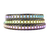 BTF-LIGHTING WS2812B 1M Gold Wire 144LEDs/Pixels/m Flexible Black PCB
