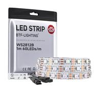 BTF-LIGHTING WS2812B GRB IC 1M 60LEDs/M 5050SMD LED Strip White PCB