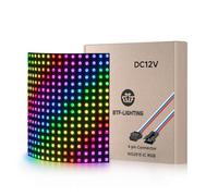 BTF-LIGHTING WS2815 16x16 256 Pixels RGB Dual Signal LED Matrix Panel DC12V
