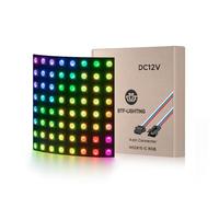BTF-LIGHTING WS2815 8x8 64 Pixels RGB Dual Signal LED Matrix Panel DC12V