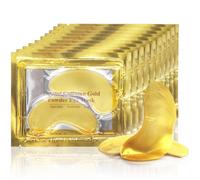 BTF Under Eye Gel Patches 24K Gold Crystal Eye Mask, Collagen Eye Pads, Eye Treatment Mask For Puffy Eyes & Bags, Dark Circles & Wrinkles, Hydrating and Anit aging.(10 Pairs)