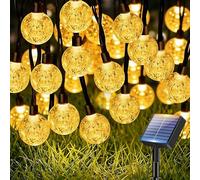 btfarm Solar Lights Outdoor Garden, 12.5M/41FT 50 LED Solar Powered String Lights Waterproof, 8 Modes Crystal Ball Fairy Light for Garden Patio Yard Tree Christmas Party, Warm White