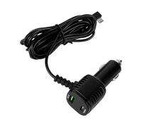 BTFO 11.5ft/3.5m Car Dash Cam Power Cord, 12-24V 3.5A Fast Charging