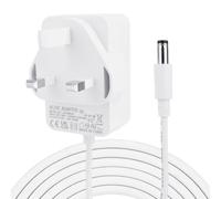 BTFO 12V 2A Power Adapter for BT Openreach ONT & EchoLife HG612 Fibre Modem, ABS 1.5m/4.9ft Cable UK Plug Compatible with Routers Desk Lamps Atomisers & Android Monitors (White)