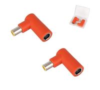 BTFO 2 Pcs DC 8020 to DC 7909 Adapter, 90 Degree Solar Panel Connector Adapter Compatible with Bluetti EB3A/EB70/EB70S/AC180 & Jackery 240/290/300/500/550/1000 Portable Power Station Accessories