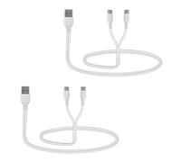 BTFO 2pcs Charging Cable for Momcozy M5 M6 M9 S9 Pro & S12 Pro Hands Free Breast Pumps, 22.44 Inch Long USB Power Cord Accessories for Momcozy M5