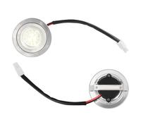 BTFO 2pcs Cooker Hood Light Bulbs, 12V DC 1.5W 68mm LED Range Hood Extractor Fan Bulbs Replacement 6500K Light for Kitchen Lamps Stove Undercabinet Closet