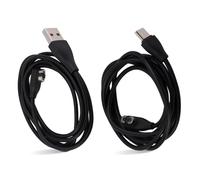 BTFO 2pcs Magnetic Charging Cable for Shokz OpenSwim Pro S710, USB & USB-C to Magnetic Charger Cord Replacement for Bone Conduction Headphones