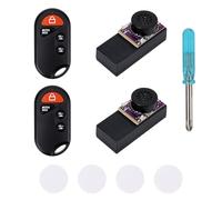 BTFO 2pcs Screaming Goat Prank Noise Maker with Remote Control, 16 Sounds Hidden Sound Prank Annoying Beeping Device Gag for Adults Kids Home School Party (Purple)