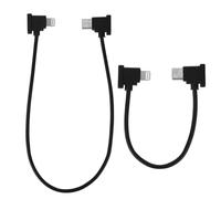 BTFO 2pcs USB-C to iOS Remote Controller Cable for DJI RC-N1/N2/N3, 15cm & 30cm Data Cable Compatible with DJI Neo Mavic 3 Series Mavic Air 3S 3 2S 2 Drone Controller to Link for iPhone iPad Device