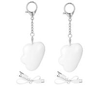 BTFO 2pcs Wallet Touch Sensing Light, Rechargeable Handbag Touch Sensor Purse Light Tote Bag Keychain Charm Funny Handbag Decorative Accessories for Women (Cloud Style)