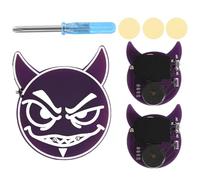 BTFO 3pcs Cricket Noise Maker Prank, Cartoon Devil Shape with 16 Sounds Annoying Beeping Device Hidden Noise Maker Prank Stuff Kit for Adults for Party Office Home School Car (Purple)