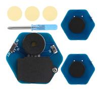 BTFO 3pcs Cricket Noise Maker Prank, Hexagonal Hidden Magnetic Beeping Cricket Annoying Noise Machine with 16 Sounds for Adults Gag Joke Toys Device Gifts Party Office Home School Car(Blue)