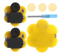 BTFO 3pcs Prank Cricket Noise Maker, Flower Shaped Hidden Annoying Beeping Device with 16 Sounds for Office Home School Car & Party Gag Gifts (Yellow)