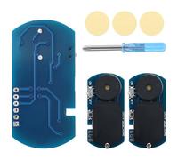 BTFO 3pcs Prank Cricket Noise Maker, Semi-Circular Shape Design with 16 Sounds Beeping Chirping Hidden Annoyatron Device for Party Office Home School Kids Adults Toy Gag Trick Gift Items Stuff(Blue)