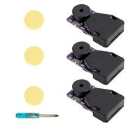 BTFO 3pcs Prank Cricket Noise Maker, with 6 Sounds Buzzing Cricket Noise Machine Hidden Annoying Beeping Device Toys with Magnet Sticker for Adults Gag Gifts Party Office Home School Car (Dark Purple)