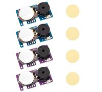 BTFO 4pcs Cricket Noise Maker Pranks, Hidden Funny Prank Gadgets Annoying Noise Machine Maker Hide and Prank with 16 Sounds Small Size Beeping Prank Device for Home Party (Purple & Blue)