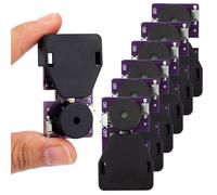 BTFO 6pcs Cricket Noise Maker Prank, Remote Control Hidden Chirp Sound Stuff Kit Annoying Device PCB with 16 Sounds Beeping & Chirping Gift Funny Gag for Adults Office Home Car (Purple)