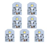 BTFO 7pcs in One WR55X11132 WR55X25754 LED Lights for GE Refrigerator, New Upgraded Fridge LED Light Replacement Replace WR55X30602 WR55X26486 PS4704284 3033142 EAP12172918 and More