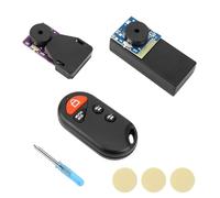 BTFO Annoying Noise and Remote Control Cricket Noise Makers, 16 Sounds Beeping Makers Prankster Device Hidden Stuff for Office Home School Car (Purple, Blue)