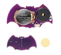 BTFO Cricket Noise Item, Bat Shape Annoyatron Noise Maker Annoying Noise Machine with 16 Sounds Noise Beeping Maker Hidden Cricket Noise Stuff Generator for Home School Party (Purple)