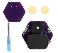 BTFO Cricket Noise Maker Prank, Hexagonal Geometric Prank Device with 16 Sounds Hidden Annoying Noise Machine for Parties Office Home School & Car (Purple)