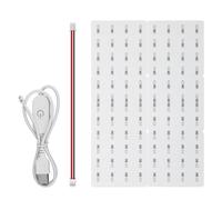 BTFO LED Backlight Board for Bambulab, 3D Printer Accessories Replacement LED Backlight Board Kit with Connection Cable for Lithophane Photo Model DIY Printing Supplies