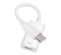 BTFO USB C to Audio Adapter, USB C Male to Female Headphone Adapter for Earbuds Charging Data Transfer Music Playback Calls for iPhone 16/15 iPad