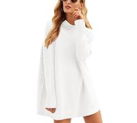BTFONIA Women Oversized Casual Loose Turtleneck Long Sleeve Slouchy Baggy Knit Tunic Sweaters Pullover Fall Outfits(9#,S)