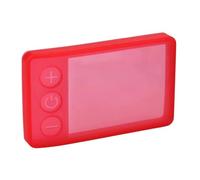 BTFWM 1pcs Ilicone 866 Dashboard Cover Display Colorful Electric Cooter Accessory Waterproof Protective Case Throttle brake cover(Red)
