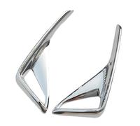 BTFWM 2PCS, for TOYOTA, for C-HR CHR 2016-2017 2018, Chrome Rear Bumper Reflector Fog Light Lamp Cover Trim Molding Garnish Frame Bezel Fog Lamp Shell