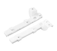BTFWM 2PCS Left & Right Front Bumper Side Bracket, for Mitsubishi, for Lancer Except EVO 2008-2017, 6400A403 6400A404 Pair White Bumper Bumper Mounting Bracket