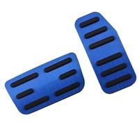 BTFWM 2Pcs/Set AT Car Pedals, for JAZZ, 2011-2020 Replacement Parts Accessories Auto Brake Pedal Protector Cover Car Pedal Cover Set(Blue)