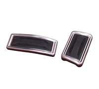 BTFWM 2x Metal Car Accelerator Gas Foot Pedal Brake Pedals Cover, for Cadillac, XT5 2017 2018 2019 Anti-slip Pad Trim Car Pedal Cover Protector