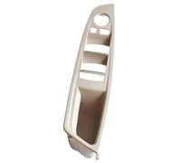BTFWM 4 7PCS Set Right Hand Drive RHD, for BMW, 5 Series F10 F11 520 525 Red Wine Gray Car Interior Door Handle Inner Panel Pull Trim 51417225851 Car Interior Door Pull Handle(Oyster-Panel)