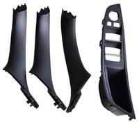 BTFWM 4 7PCS Set Right Hand Drive RHD, for BMW, 5 Series F10 F11 520 525 Red Wine Gray Car Interior Door Handle Inner Panel Pull Trim 51417225851 Car Interior Door Pull Handle(Black-4Pcs)
