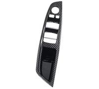 BTFWM 4 7PCS Set Right Hand Drive RHD, for BMW, 5 Series F10 F11 520 525 Red Wine Gray Car Interior Door Handle Inner Panel Pull Trim 51417225851 Car Interior Door Pull Handle(Carbon Fiber-Panel)